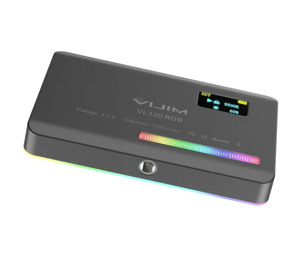 Ulanzi VL120 - RGB, WB (2500K - 9000K) - 1233370 - zdjęcie 3